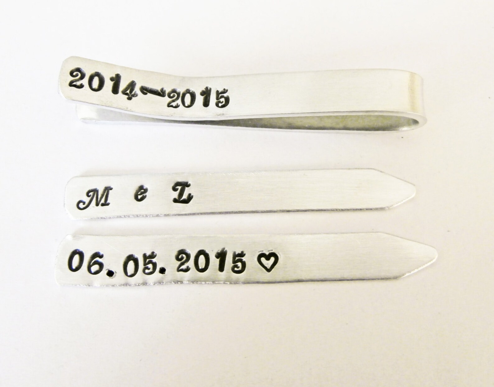 Tie Bar & Collar Stays Gift Set for Dad Personalized Tie Etsy