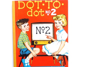 Dot to Dot No. 2 A Collins Picture-Quiz and Puzzle Book 1969 Vintage Book