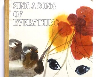 Sing A Song of Everything by Rosemary Garland Illustrated by Mirko Hanak Art Verse Book