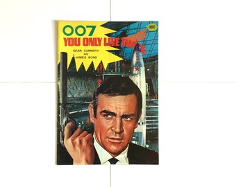 James Bond Book You Only Live Twice By Ian Etsy James Bond Book You Only Live Twice By Ian Etsy