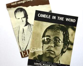 Elton John Sheet Music Candle in the Wind and Sad Songs (Say So Much)