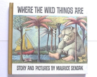 Where The Wild Things Are Story and Illustrations by Maurice Sendak 1991 Edition Book