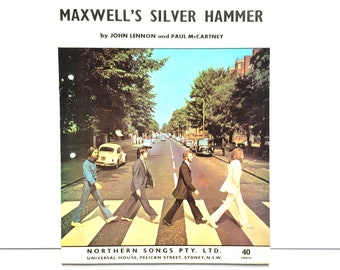 Maxwells Silver Hammer von John Lennon und Paul McCartneyNorthern SongsVintage Notenblatt