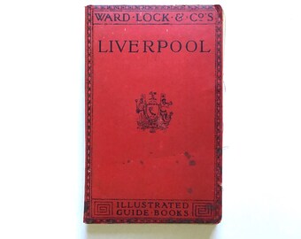 Liverpool 1904 Tourist Information Book Ward Lock Illustrated Guide Books