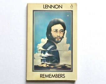 Lennon Remembers The Rollingstone Interviews by Jann Wenner Penguin Books 1972 Vintage Book