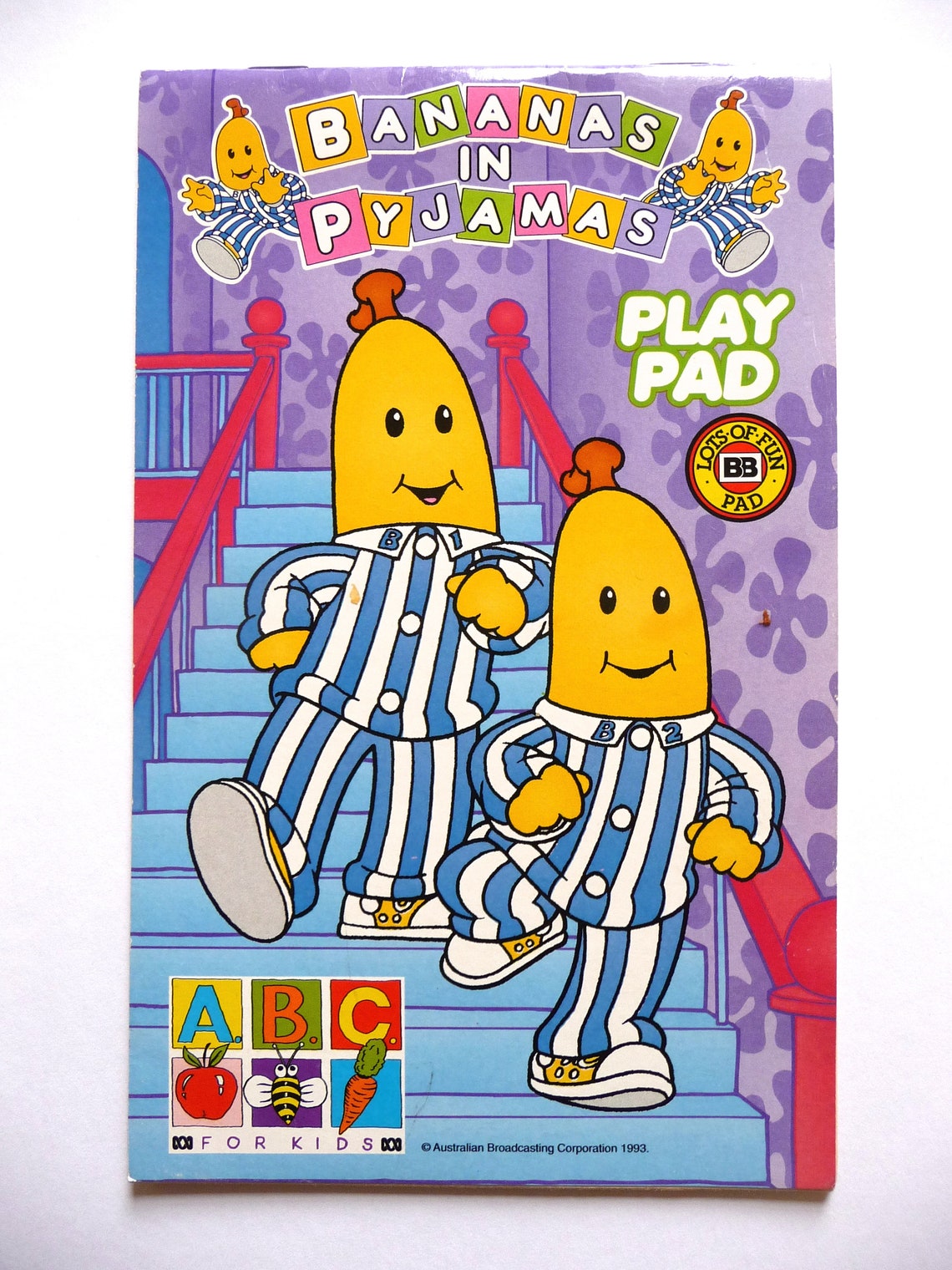 Bananas in Pyjamas Play Pad Book ABC For Kids Etsy
