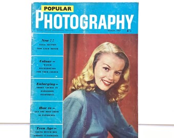 Popular Photography March 1957 Australasian Edition Vintage Magazine