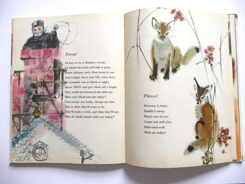 Sing A Song of Everything by Rosemary Garland Illustrated by Mirko Hanak Art Verse Book image 8