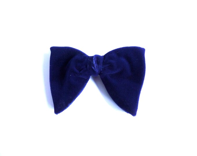 Blue Velvet Bow Tie Etsy