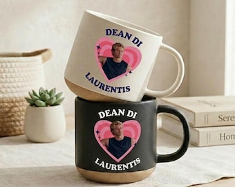 Off Campus Pottery Mug, Dean Di Laurentis Pop Art Heart Pottery Mug, Stephen Kalyn as Dean Off Campus