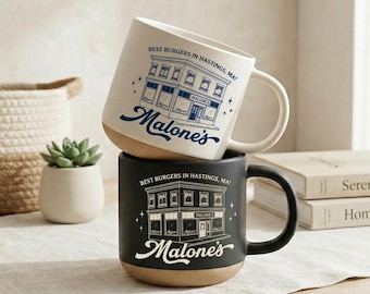 Off Campus Pottery Mug, Malone's Bar Mug, Burger Restaurant Cup, Briar University, Off Campus Briar U Book Coffee Mug, Romance Hockey
