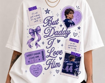 Comfort Colors Garrett Graham Daddy I Love Him Shirt, Off Campus Briar U Book Tshirt, Romance Hockey Graham 44 Tee, Elle Kennedy Movie Book