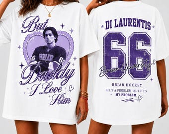 Comfort Colors Off Campus Hockey Two-Sided Shirt, Hockey Reading Lover Tshirt, Briar University Shirts, Dean Di Laurentis Inspired Tee