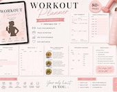Workout Planner Printable / Fitness Journal PDF / Hot Girl Workout Planner / Gym Planner / Instant Download