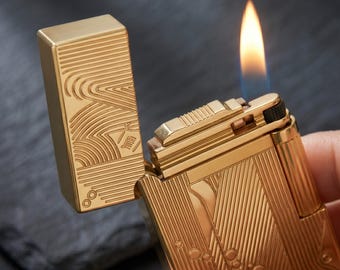 Winddicht navulbaar metaal anime-mangaaansteker goud verzamelobject fan cadeau één stuk Sanji