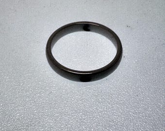 Cancer Zodiac Ceramic Ring, White Astrology Band, Fixed Engraved Crab Sign Gift