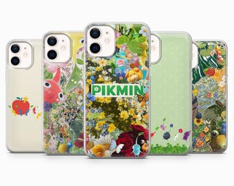 Pikmin Phone Case Nintendo Game Cute Cover for iPhone 17, 16Pro, 15, 14, 13, Samsung S26, S25, S24, S23, A16, A56, Pixel 10, 9Pro