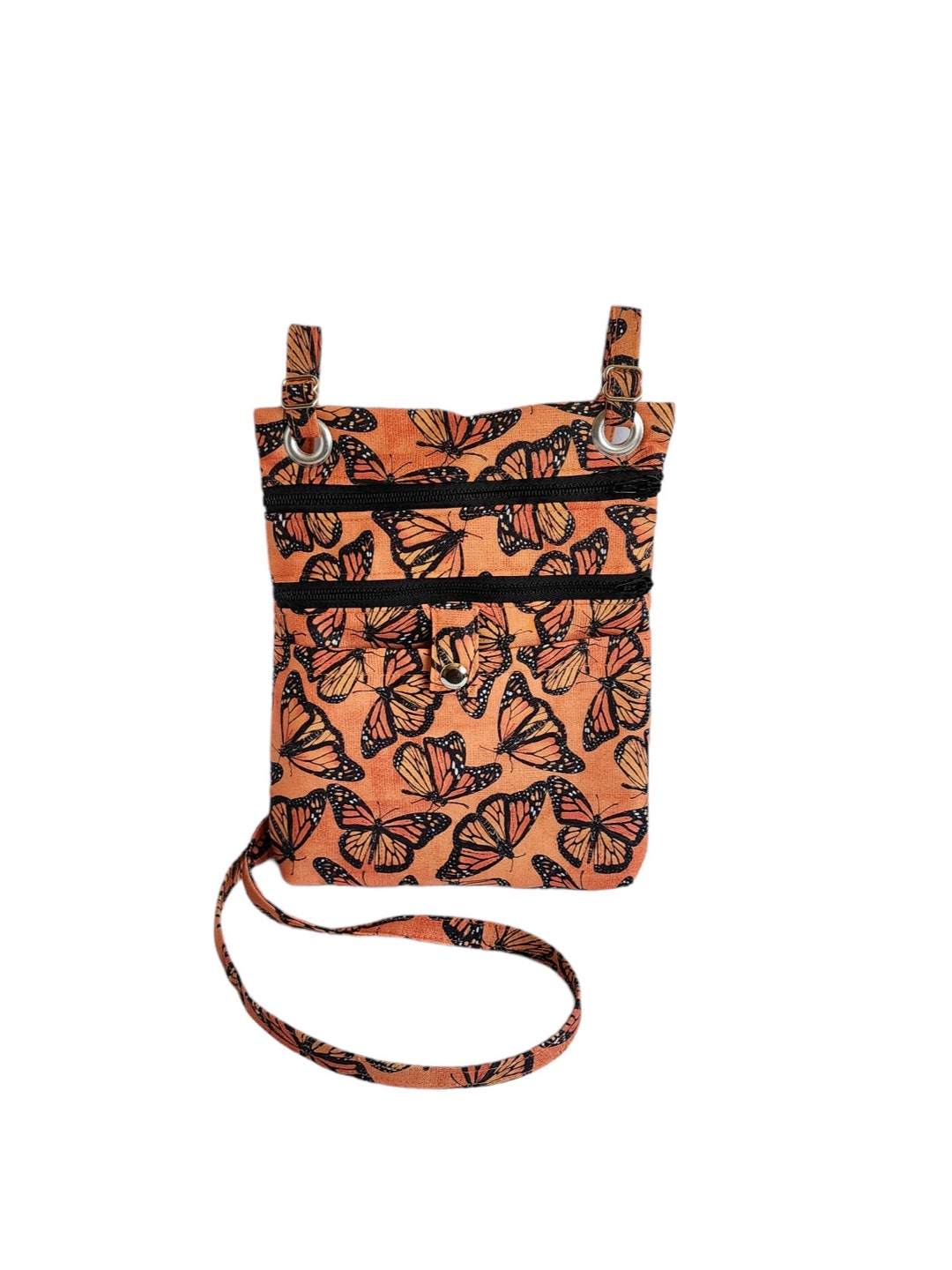 Large Hip Bag Monarch Butterfly Cotton Print - Etsy