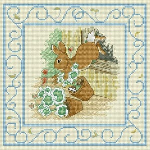 Runaway bunny - Cross Stitch Pattern by Beatrix Potter