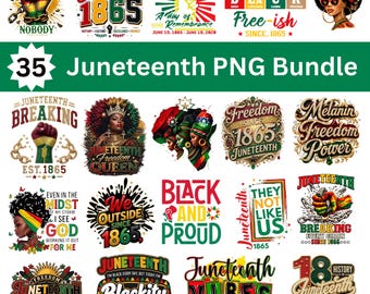 Pacote de imagens PNG do Juneteenth, Rainha da Melanina, Clipart de Mulher Afro-Americana (Download Digital)