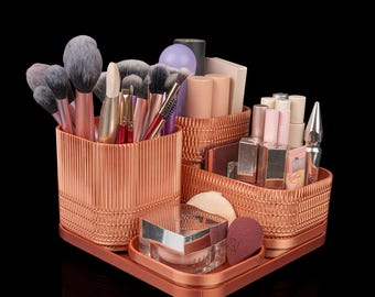 Chisel Chic 3D Printed Organizer | Jewelry, Makeup, Ring, Brush Holder | Modern Decor