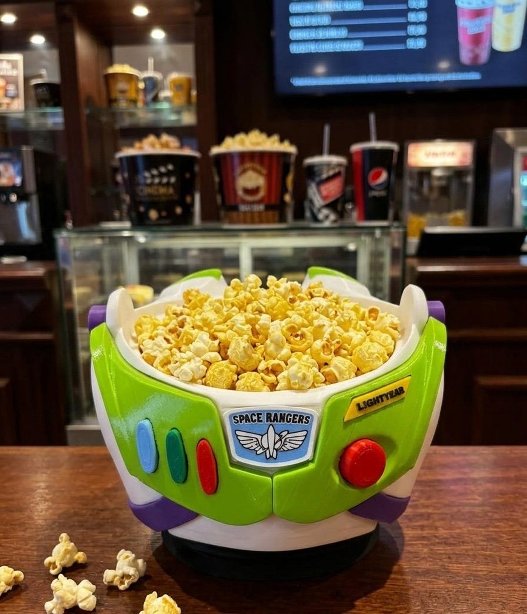 Buzz Lightyear Popcorn Bucket | Toy Story Inspired 3D Printed