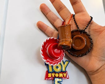 Porte-clés inspiré de Toy Story | Botte de cow-boy, grenouille extraterrestre, Space Ranger (impression 3D)