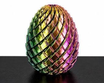 uf de dragon imprimé en 3D | sensoriel articulé anti-stress | Bureau agité | Cadeau pour amoureux des dragons | Décoration geek unique