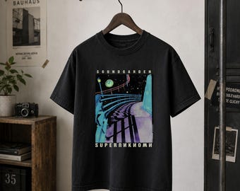 Vintage Soundgarden Shirt, Comfort Color Grunge Rock Band T-Shirt