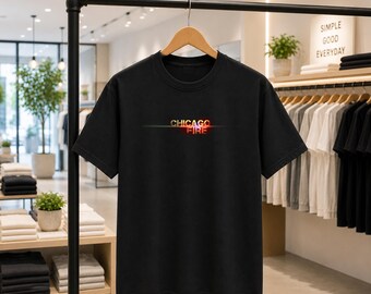 Chicago Fire TV Show Comfort Color Shirt, Firefighter Drama Series Tee