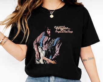 Waylon Jennings Graphic T-Shirt, Classic Country Shirt