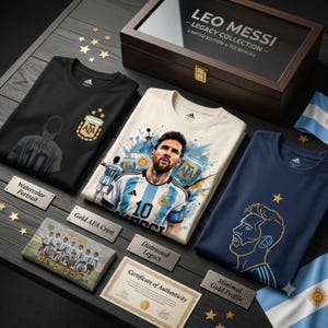 Messi PNG Football T-Shirt Design, Argentina Soccer World Cup Clip Art, Lionel Messi Sublimation File, GOAT Png, World cup shirt design PNG