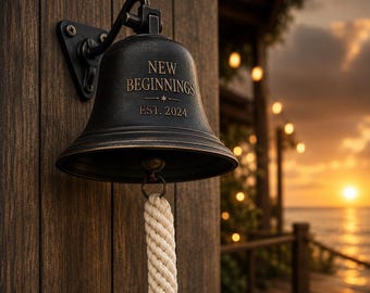 Personalized Church Bell, Ring & Pray Wall Bell, Faith Brings Us Together Bell, Outdoor Prayer Bell, Christian Gift