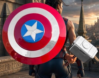 Aluminium Captain America Schild Replica 22" | Marvel Cosplay Requisite & Wand Display