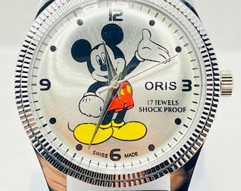 Vintage Mickey Edition – 17 Jewel Hand-Wound Collectible Wrist Watch.