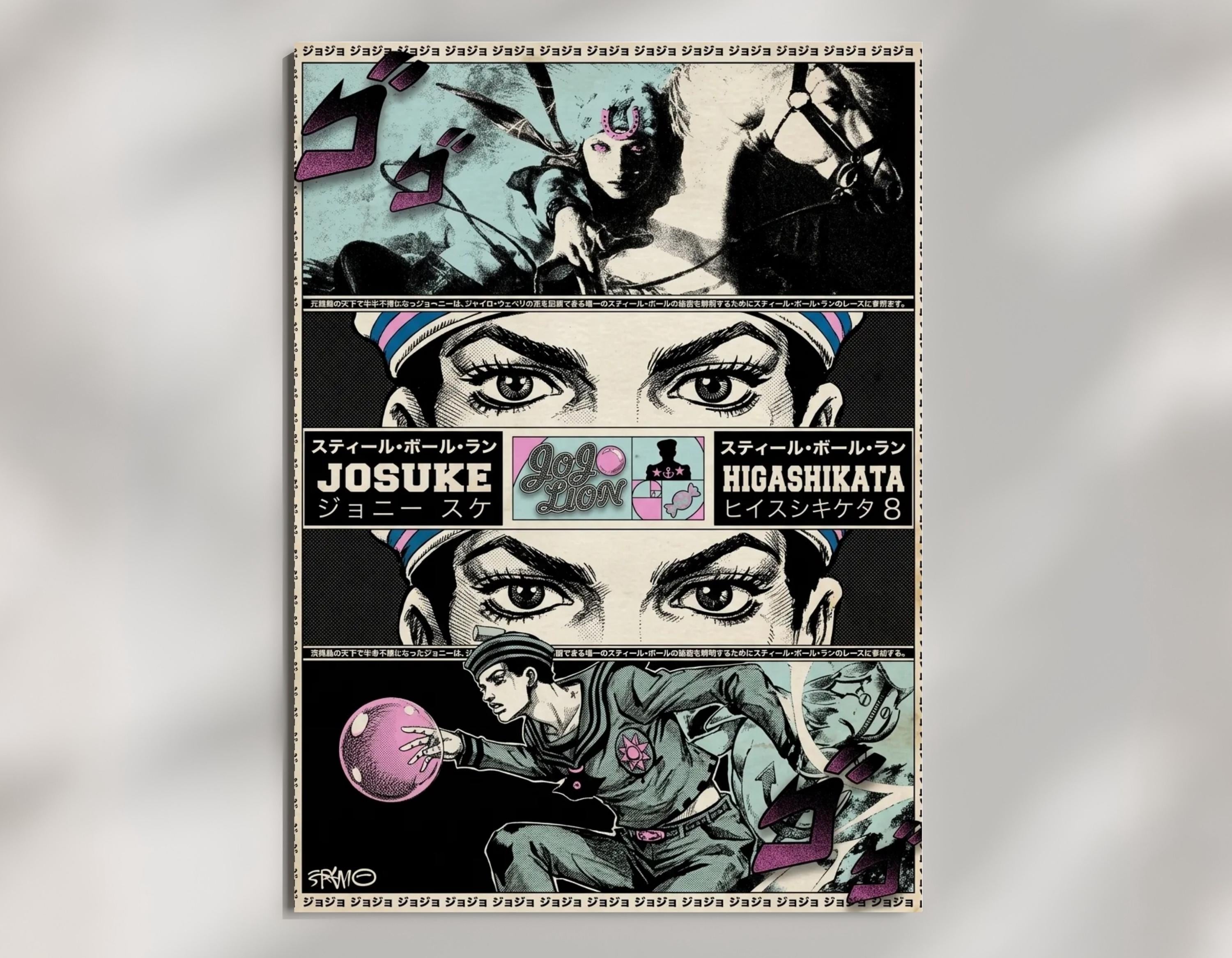 Jojo Steel Ball Run Poster - Etsy Canada