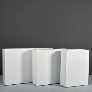 Jardinière rectangulaire étroite Amesbury Jay scotts minimaliste en fibre de verre