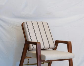 Etsi Relaxsessel weiß & Lehmholz
