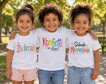 Camiseta infantil divertida con frases graciosas, camiseta colorida para niños pequeños para uso diario.