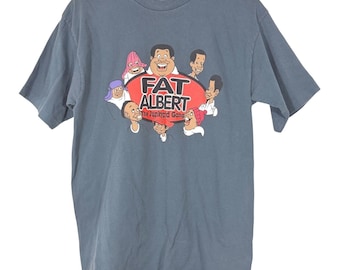 90s Single Stitch Scene Not Herd Vintage Fat Albert The Junkyard Gang Shirt LG