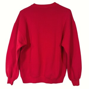 90s Mickey Mouse Sweatshirt Large Red Disney Relaxed Classic Retro USA Vintage image 2