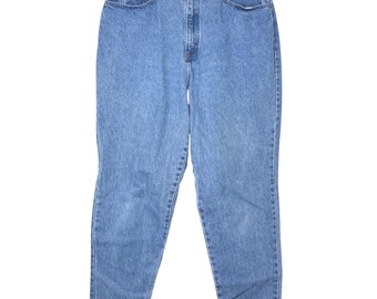 RARE 90s Capistrano Mom Jeans Light Wash Denim High Waist Tapered Leg