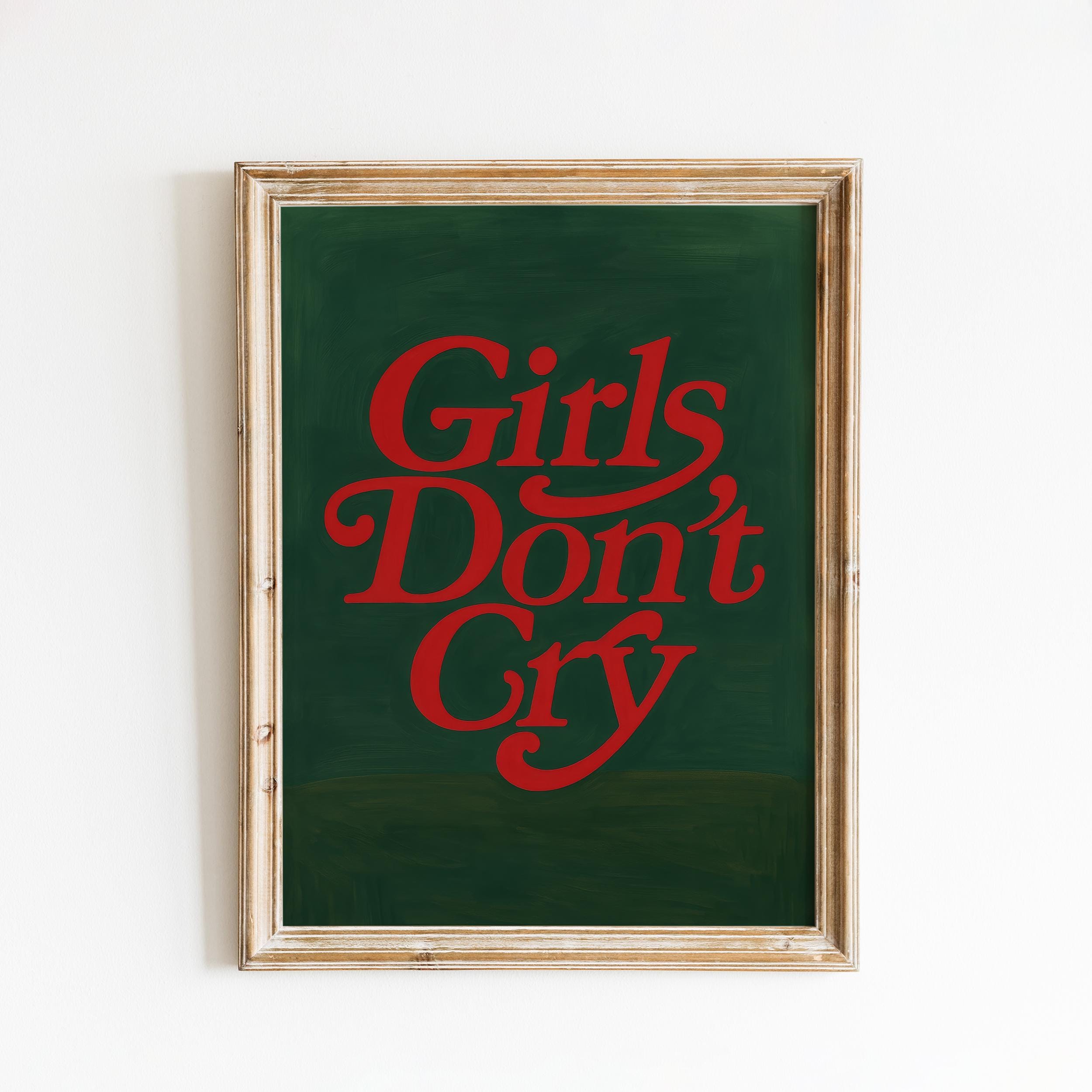 Girls Dont Cry Poster - Etsy