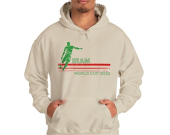 Iran WK voetbal 2026 voetballer hoodie | Voetbalstrepen