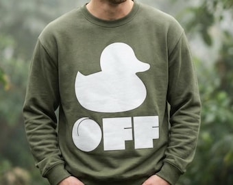 Badeendje OFF-sweater | Grafische trui met ronde hals