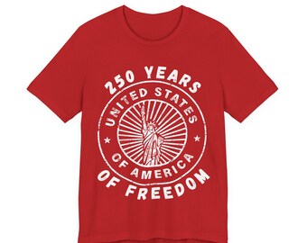 Vrijheidsbeeld 250 jaar vrijheid T-shirt | Vintage T-shirt VS Centennial