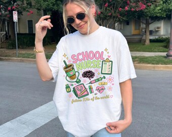 Welcome Back To School Nurse TShirt, Nursing Student Tee, Future Nurse Shirt, Nurse Graphic Tee, Nursing School Gift