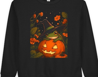 Häxgroda med Pumpalykta Barntröja | Halloweenpumpa