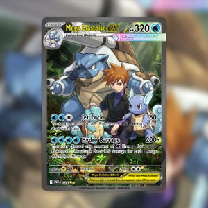Carte Mega Blastoise TCG HOLO sur mesure PKM-026