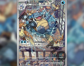 Blastoise Custom made TCG HOLO Card PKM-031